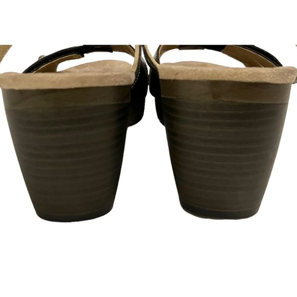 ROMIKA Black Jamaica Studded Nancy 02 COMFORT Block Heel SANDALS Sz 9/ MSRP $130 - Picture 11 of 16